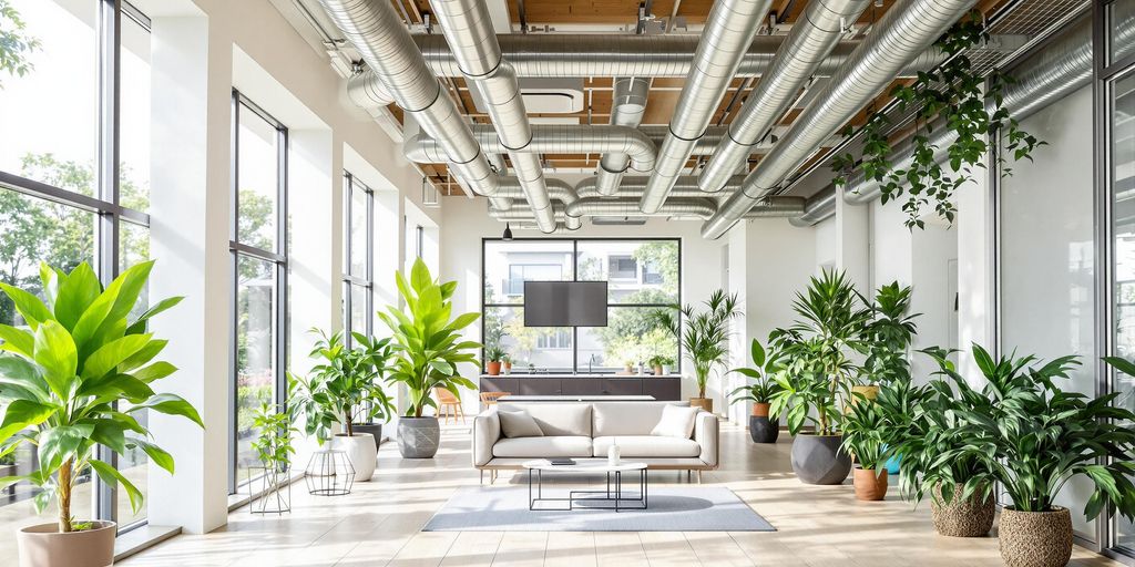 Modern home with efficient ventilation and natural light.