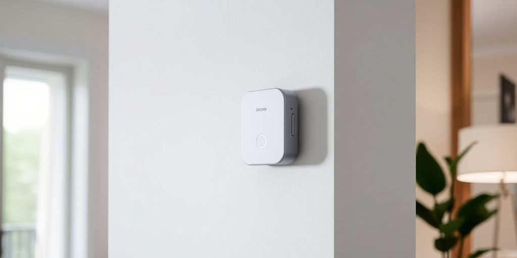 Dispositivo de sensor de movimento moderno e elegante. casa inteligente 