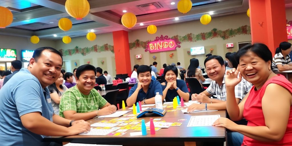 Players enjoying Bingo Plus in San Fernando, Philippines.