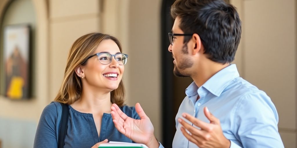 Portrait of a successful Spanish translator.