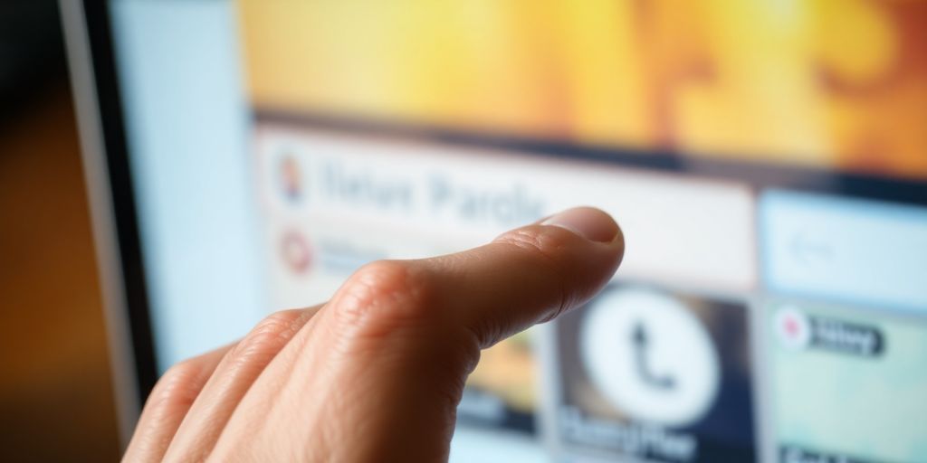 Person editing Google review on a device.