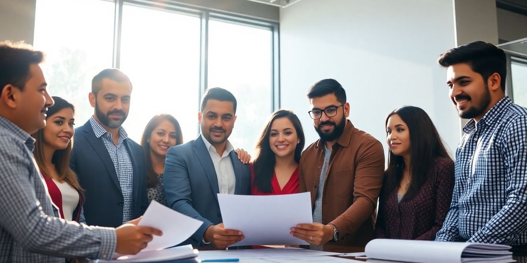 Emprendedores latinos trabajando en Canadá