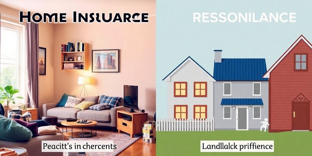 Cozy rental apartment showing tenant and landlord perspectives.
