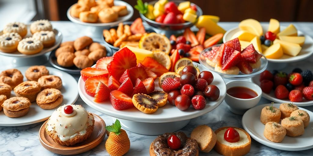 อาหารว่างจัดประชุมหลากหลาย น่ารับประทาน