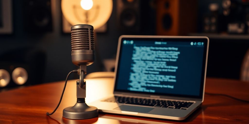 Podcast script template with AI.