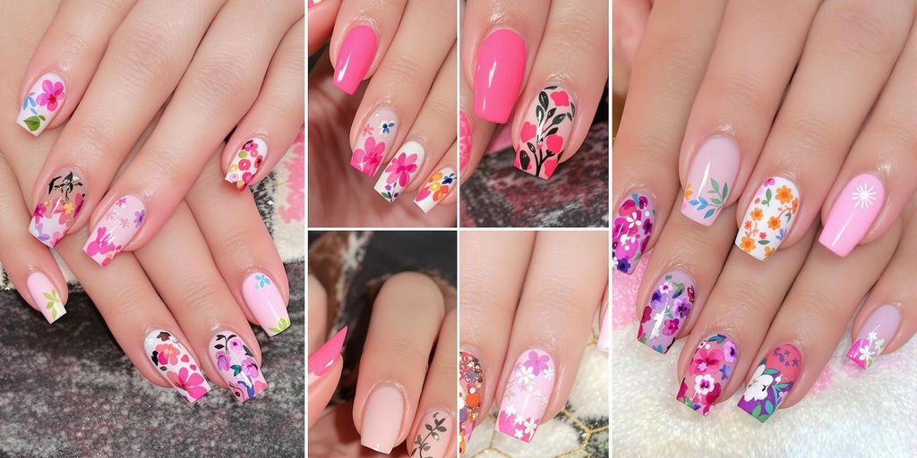 Unhas Decoradas Rosa