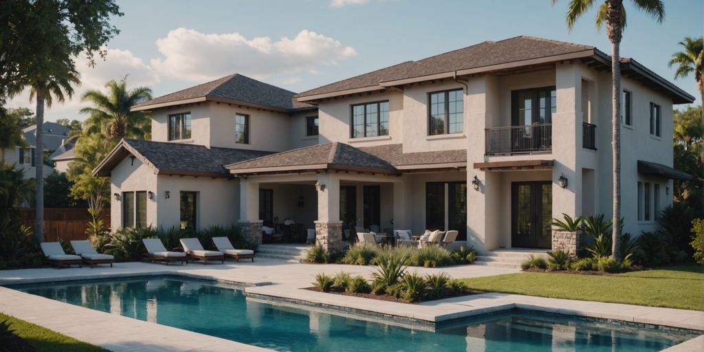 Luxurious homes near Disney with pools and modern amenities.