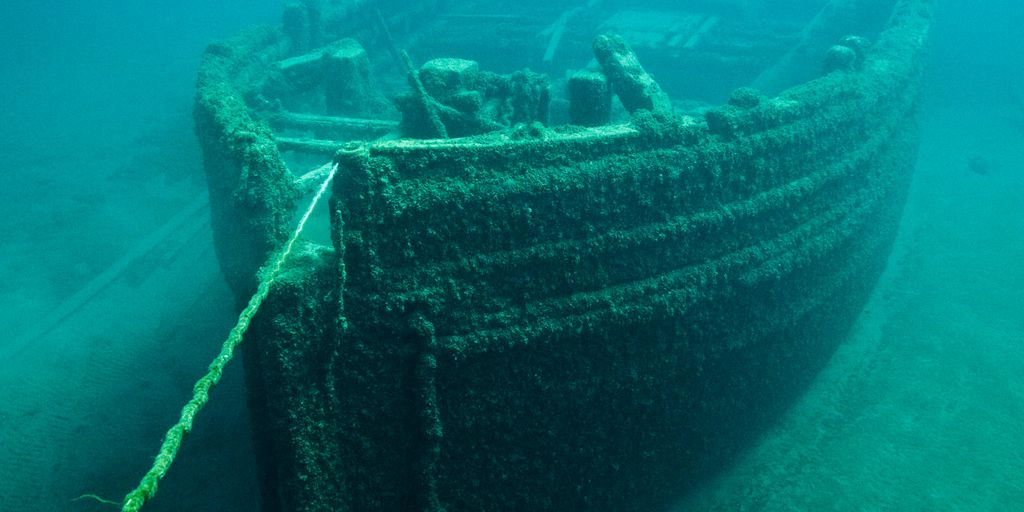sunken ship