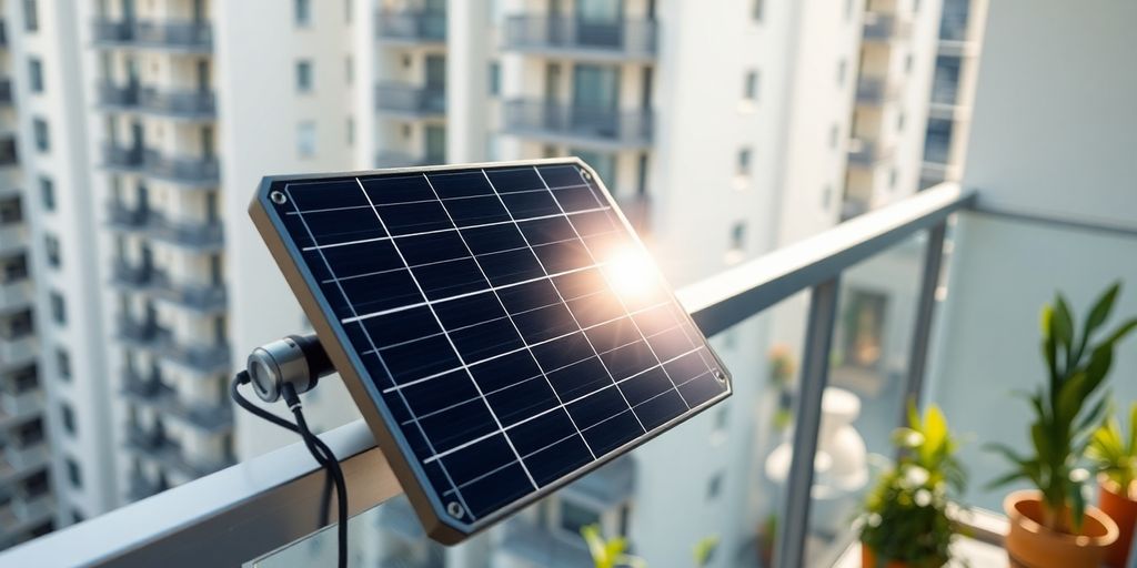 Balcony solar kit