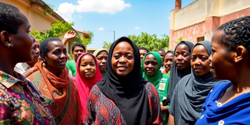 Groupe divers au Somaliland après les élections.