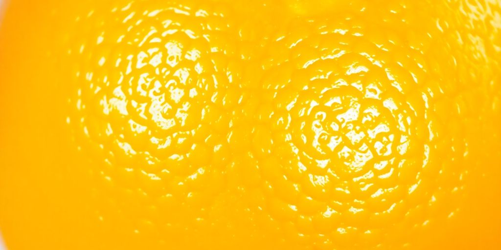 Close-up of a vibrant, juicy orange.