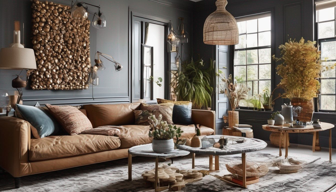 stylish home decor with quirky textures