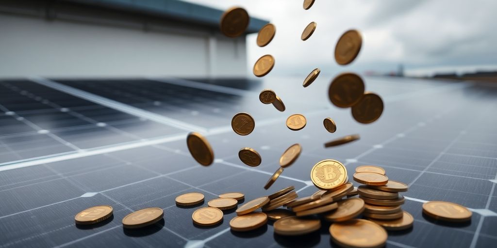 Panneaux solaires, euros en chute libre