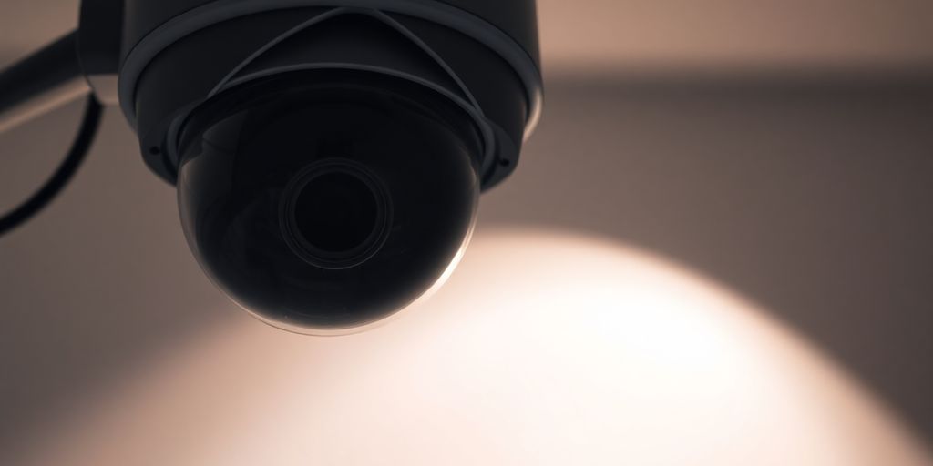 CCTV camera in varying lighting conditions.