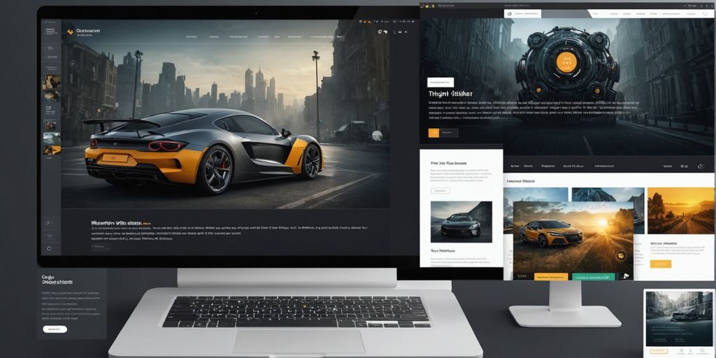 Web design thumbnail highlighting visual hierarchy tips