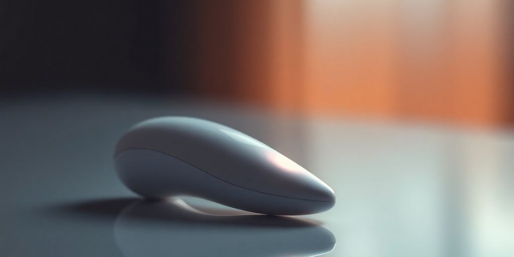 Rabbit vibrator with soft, glowing light.