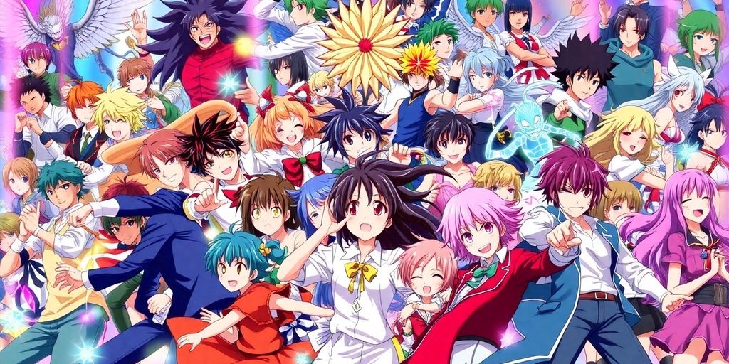 Anime characters from Crunchyroll.