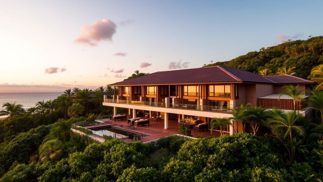 Luxurious boutique hotel in Fernando de Noronha with stunning views.