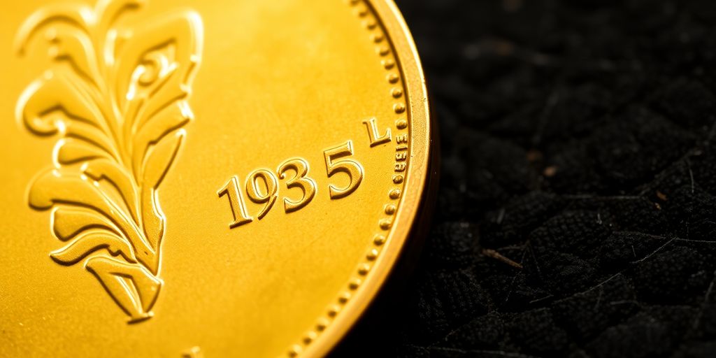 Pièce Vreneli 1935 L en or brillant