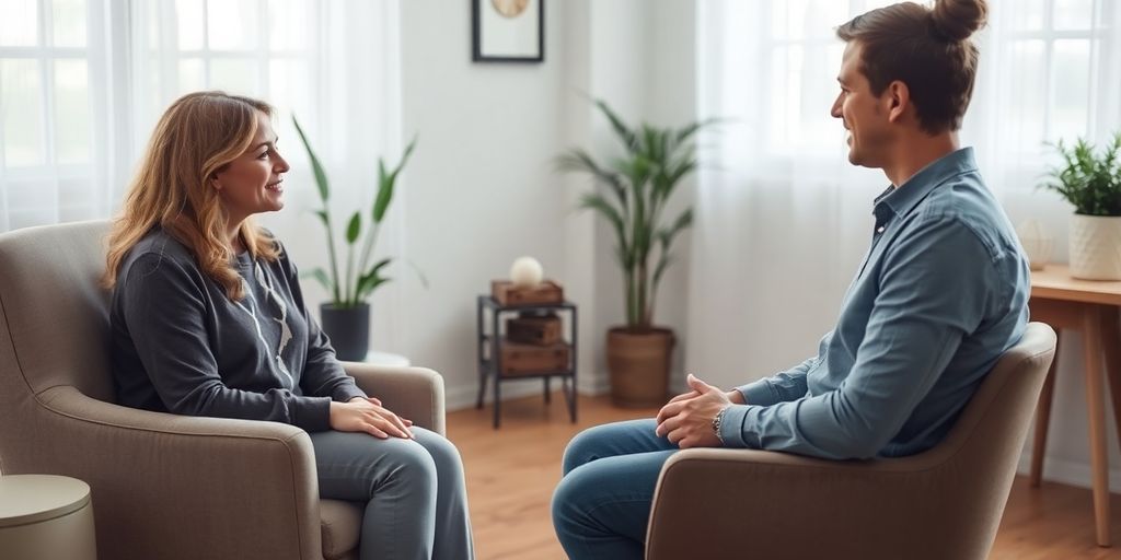 Therapy session for Alprazolam addiction treatment.