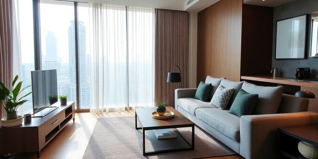 Cozy interior of a short-term rental in Kuala Lumpur.