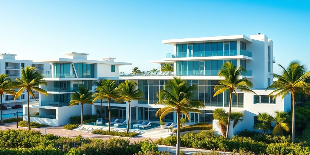 Luxurious beachfront property in Miami Beach