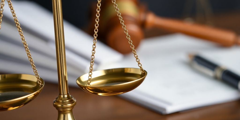 Understanding Comparative Fault Laws in Chamblee 2 Scales of justice with legal documents.