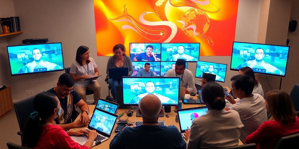 Group of educators participating in a virtual learning session.