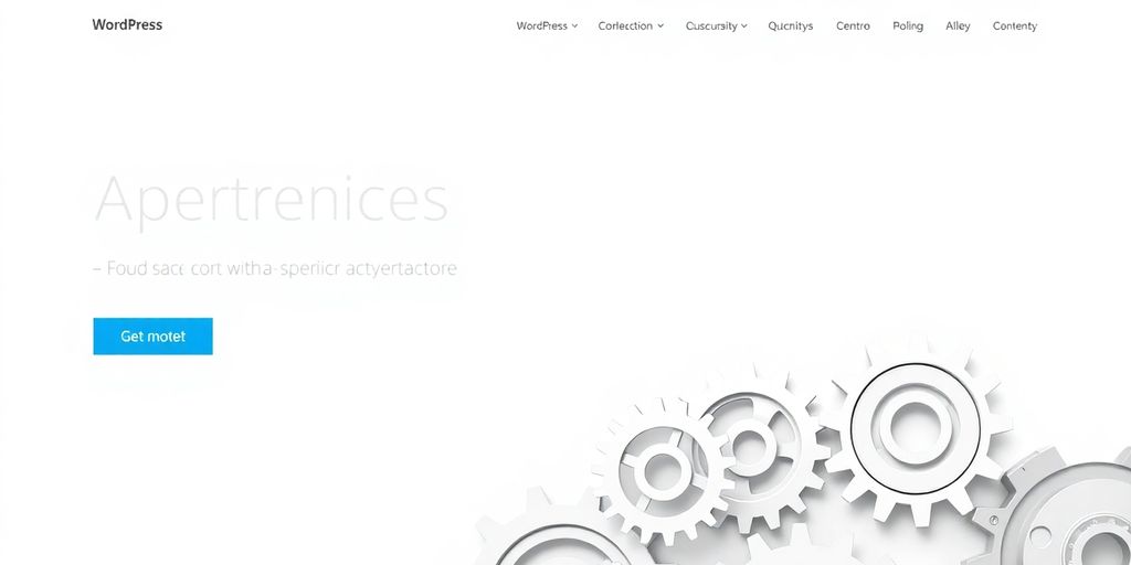 WordPress website maintenance illustration