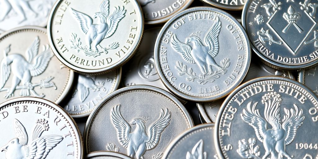 Des pièces d'argent populaires pour l'investissement.