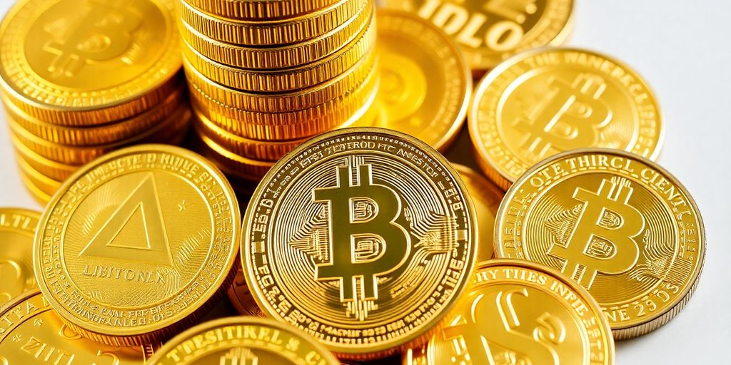 Pièces d'or d'investissement et de collection en différents designs.
