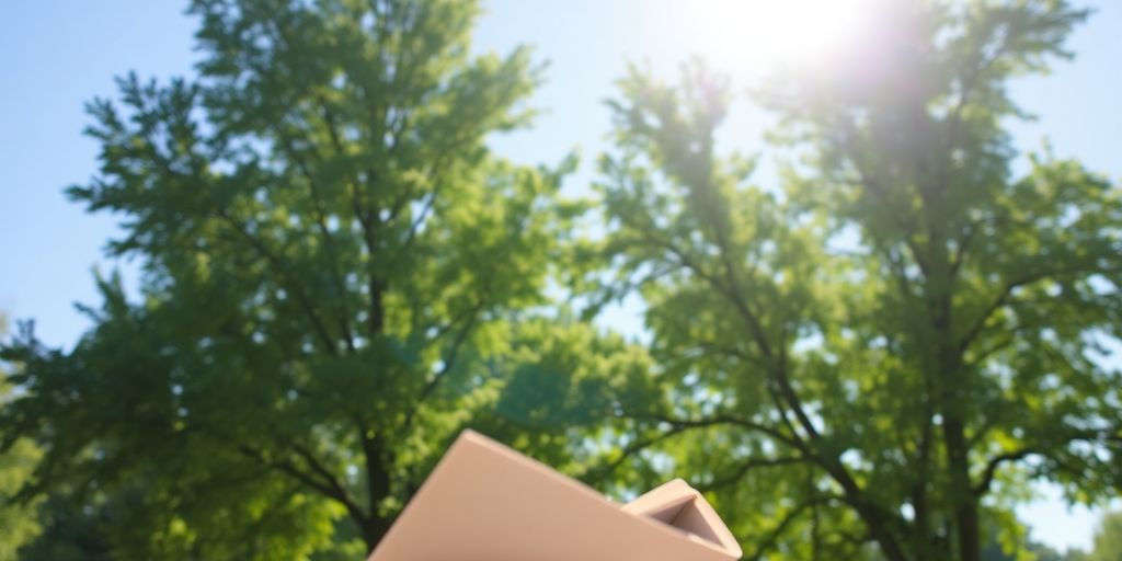 Person reading book outdoors, enjoying nature's tranquility.