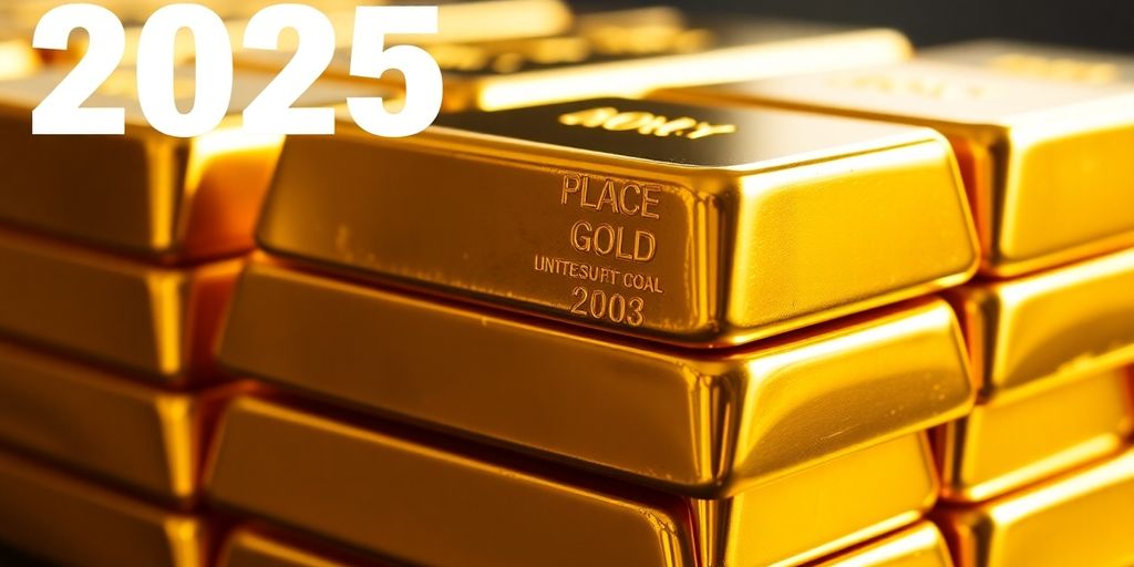 Barres d'or brillantes empilées sur une surface