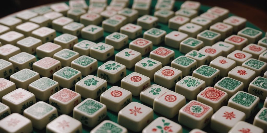 Various Mahjong tiles showing regional name differences.