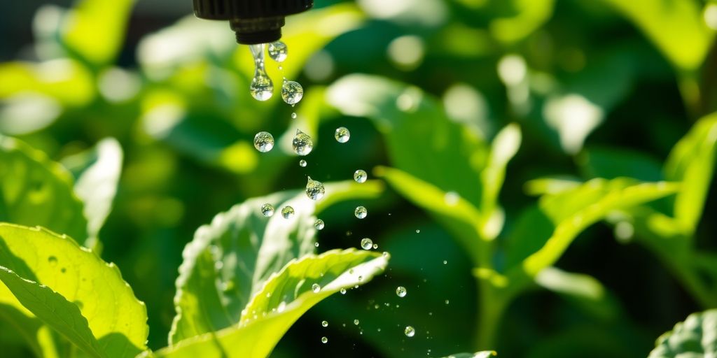 Automatische Bewässerung im Garten