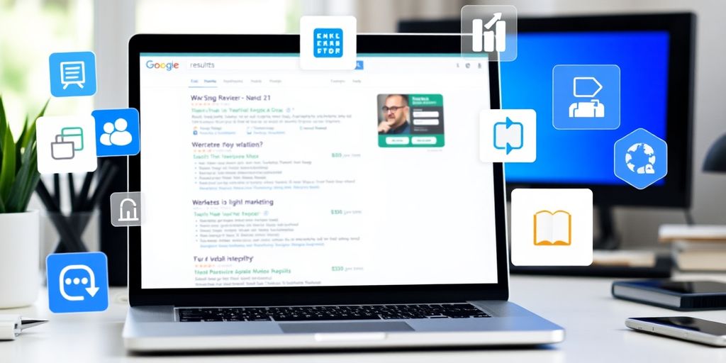 Digital marketing tools for search engine visibility.