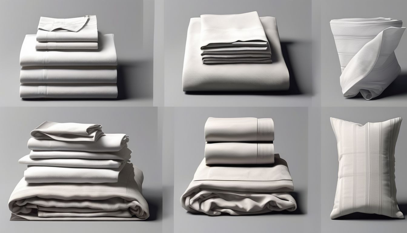 neatly folded linens