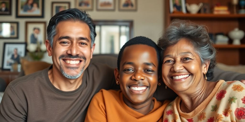 Xavier Worthy with his supportive parents in their home.