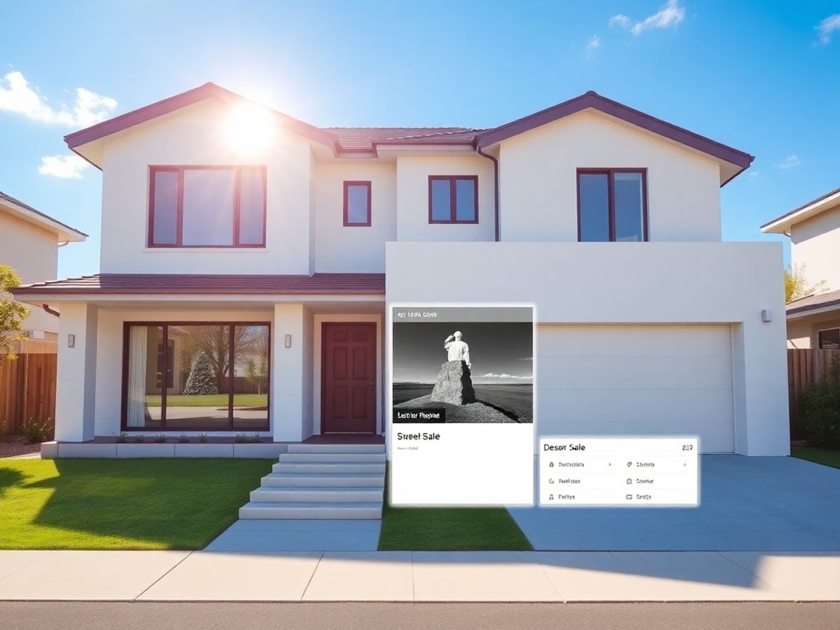 Modern house with a bright, inviting landing page.