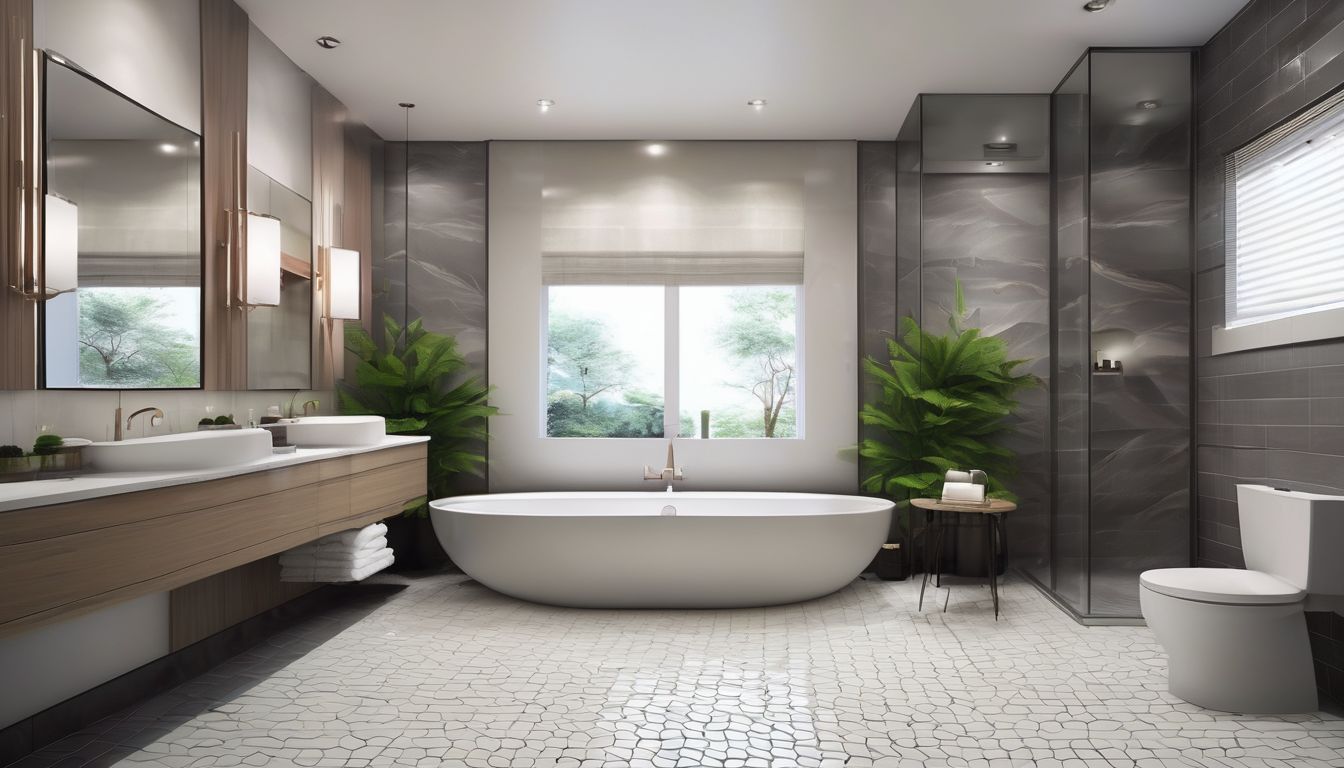 clean bathroom floor