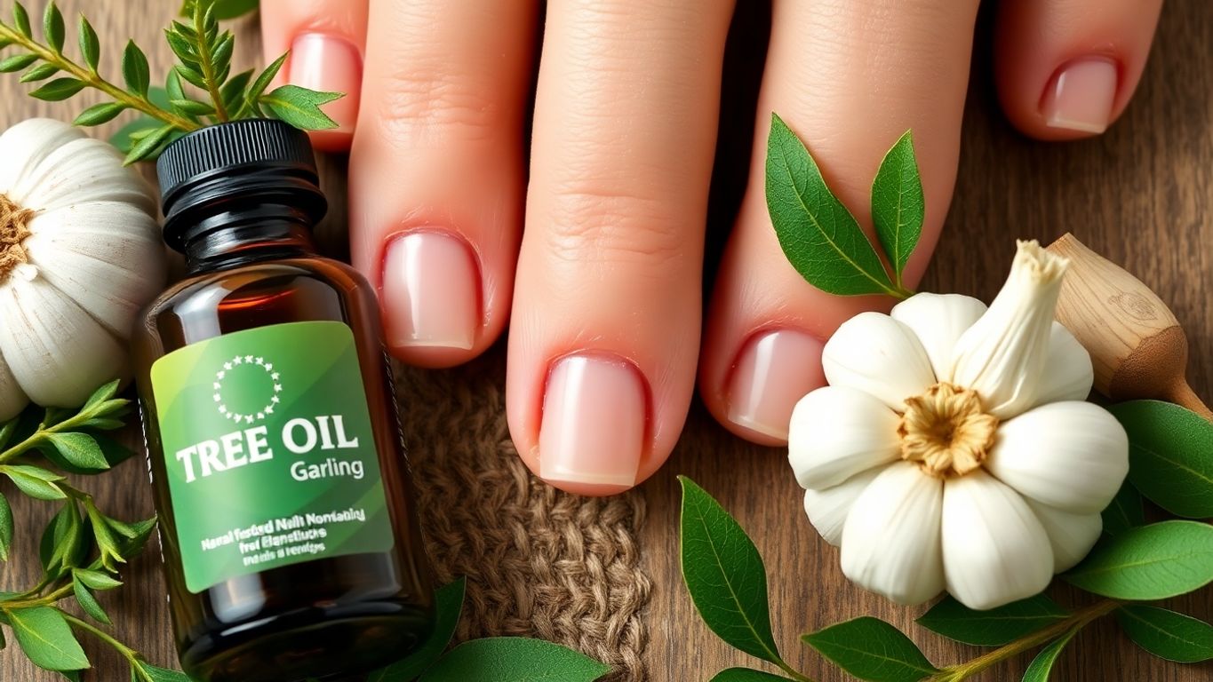 Healthy nails with natural remedies against nail fungus.