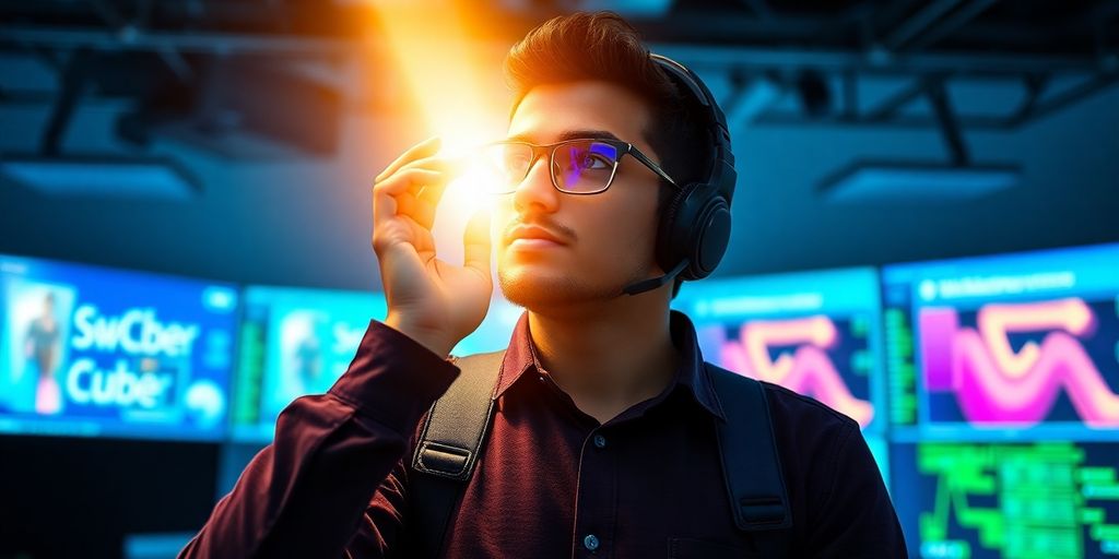 Person advancing career with WsCube Tech certification.