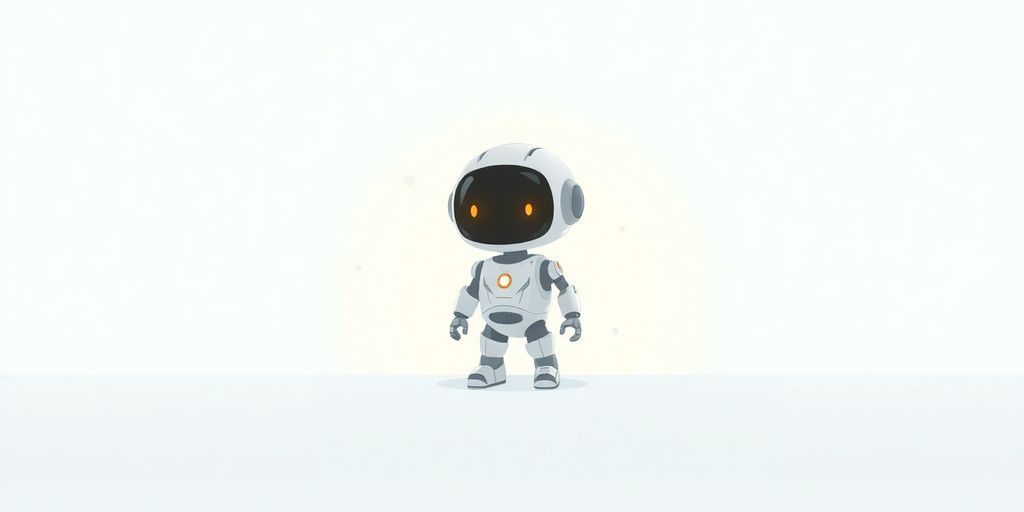 Robot baby automating tasks.