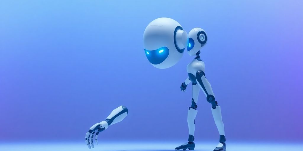 Minimalistic robotic agent working on a digital task