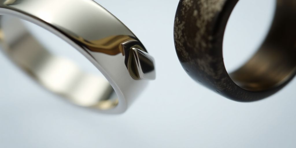 Bijoux en argent poli et oxydé