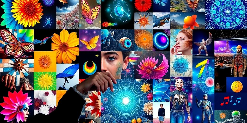 Person using Canva AI image generator.