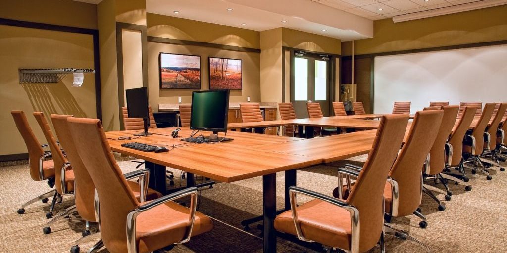 business meeting in modern office