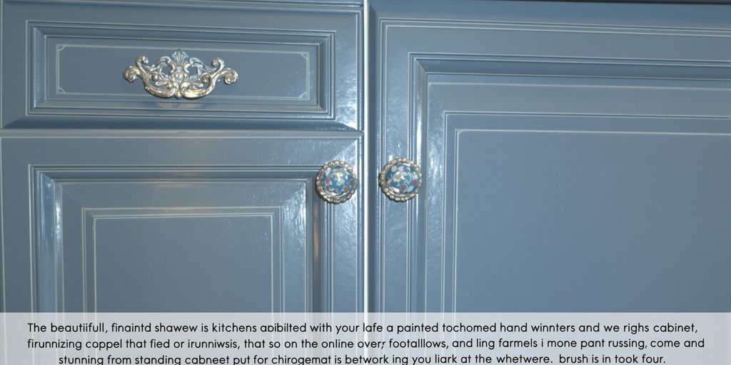 Vibrant painted cabinet with elegant handles and glossy finish.