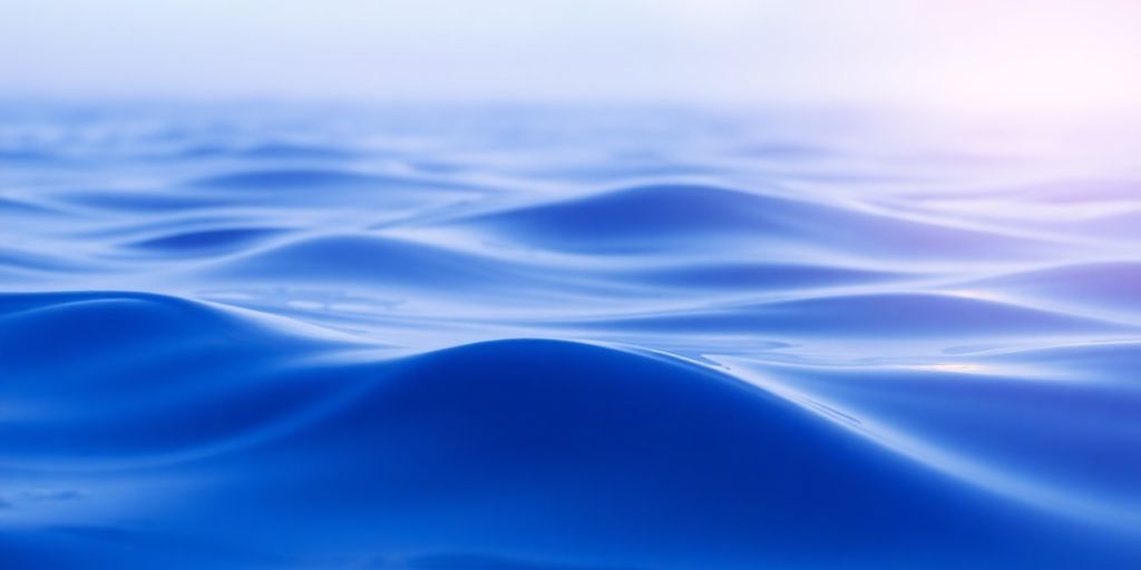 Calm waves in soothing colors representing financial success.