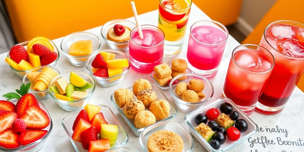 ภาพอาหารจัดเบรคหลากหลาย